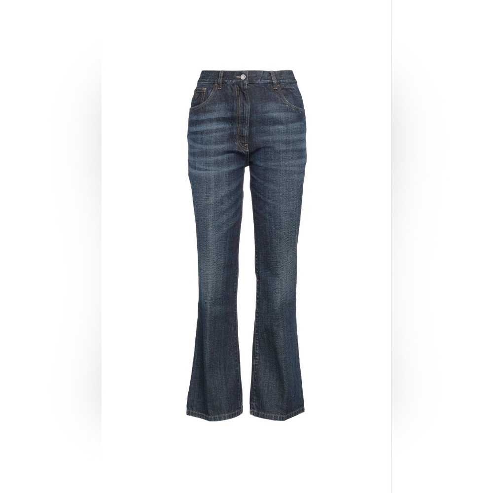 Prada Dark Blue Classic Flare Jeans